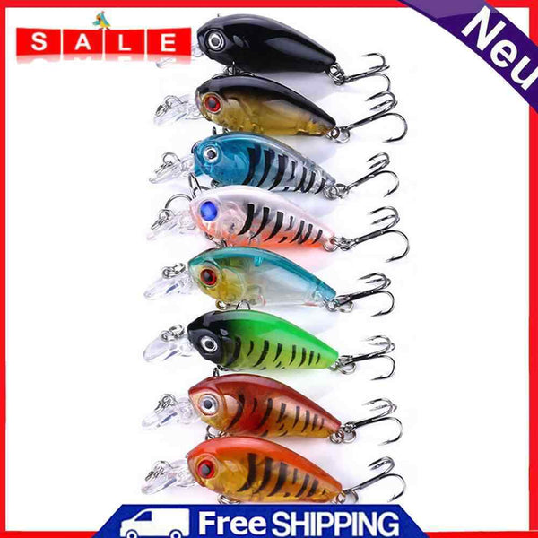 4.5cm 4g Crankbaits Fishing Lures Mini Baits Wobbler Swimbait Fishing Tackle