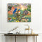 #A Railing Bird Oil Paint By Numbers Kit DIY Acrylic Painting on Canvas Frameles