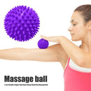 PVC Spiky Massage Ball Fitness Muscle Relax Hedgehog Physiotherapy (Purple)