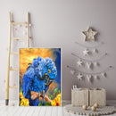 Macaw Oil Painting By Numbers Canvas Art Drawing Kit DIY Home Bedroom Decor