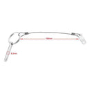 Yacht Quick Release Ring Safety Tether Wire Loss Prevention Lanyard Cable