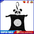 Baby Soothing Towel Cartoon Animal Educational Plush Rattle Toys(Panda)