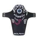 Bolany MTB Bicycle Fenders Front Portable Monster Pattern Front Rear Fenders