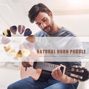 6pcs Guitar Ukulele Horn Picks Novelty Plectrum Folk Guitar Anti-slip Picks