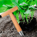 Wood & Steel Garden Dibber Planting Bulb Flower Root Depth 2022 Planter C2L7