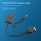 VGA Male to HDMI Female Adapter with 3.5mm Audio Input Cable for PS4 HDTV Laptop