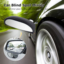 Car Auxiliary Rear View Parking Mirror Auto Side Blindspot Mirrors (Black)