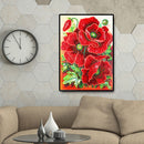 Special Shaped Drill Needlework DIY Happy Flowers Diamond Painting Mosaic Set