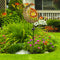 Energy Saving Solar Sun Moon Hollow Light Courtyard Garden Landscape Lamp