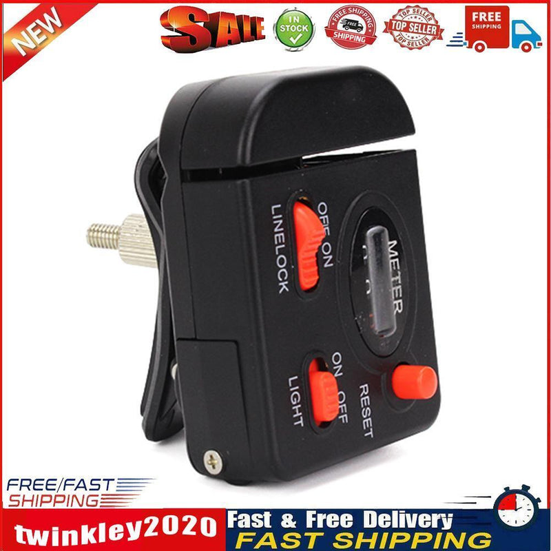 99.9m Fishing Line Counter Meter Length Gauge Depth Finder Digital Tackle Newly