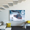 Frameless Oil Paint By Numbers DIY Snow Train Picture Craft Kit for Living Room