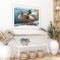 Lakeside Duck Oil Paint By Numbers Kit DIY Acrylic Painting on Canvas Frame
