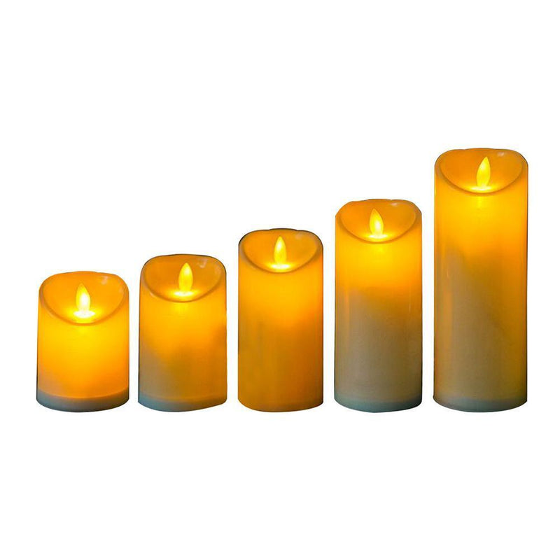 Flameless LED Candle Light Flickering Wedding Home Party Decor (7.5x15cm)