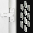 Door Sash Jammer Safety Restrictor Latch Tool Locking Window Security Locks L4O9