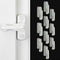 Door Sash Jammer Safety Restrictor Latch Tool Locking Window Security Locks L4O9