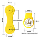 #A Silicone Golf Hat Clip Ball Marker Holder for Position Calibrating with Magne