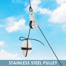 Steel Fitness Pulley Wheel Heavy Lifting Strength Training Gym Equipment Newly