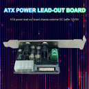 Desktop Computer PC ATX Power Lead-out Board with 1 to 4 Cable Chassis Accessory