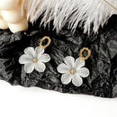 Korean Fresh Wild Dangle Earrings Flower Earrings Lovely Transparent Flowers