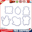 Silicone Stamp+Metal Cutting Dies Stencil Frame Scrapbook Christmas Xmas