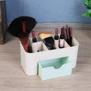 Desktop 6 Grid Makeup Organizer Storage Cosmetic Drawer Case(Light Green) Newly