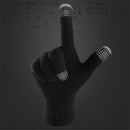 Outdoor Full Finger Mittens Thick Plush Sport Cycling Gloves Knitted Wool Mitts