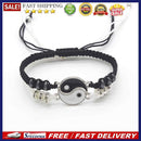 Retro Couple Lover Bracelets Chinese Style Yin Yang Alloy Cord Women Men Gift