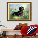 5D DIY Diamond Painting Dog Cross Stitch Embroidery Mosaic Kit Home Decor