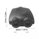 Opto-optical Toslink Distributor Splitter Adapter for Optical Cables 1 IN 2 OUT&