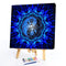 Blue Mandala Frameless DIY Oil Paint by Numbers Kit Picture Canvas Artwork Newly