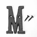 Metal Letters Cast Iron House Sign Doorplate DIY Cafe Wall Decoration (M) Newly