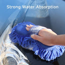 Microfiber Windows Cloth Car Cleaning Brush Vehicle Wash Gloves Cleaning Sponge