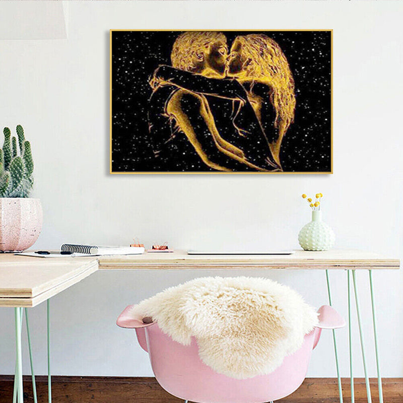 5D DIY Diamond Painting Full Round Drill Couples Picture of Rhinestone