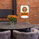 Weatherproof Chic Calligraphy Painting Sign Iron Painting Wall Drawing (1) Newly