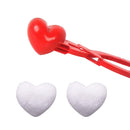 Heart Shape Snowball Maker Toys Snow Brick Maker Sand Mold for Snow Ball Fights