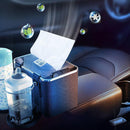 Car Tissue Storage Box Phone Drinks Cups Tray Holder Foldable Drawer Organizer
