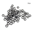 30pcs Carp Fishing Round Rig Dual Layer O Ring Fishing Tackle Accessories Newly