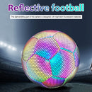 4/5 Size Reflective Soccer Balls Luminous Night Glow Training Balls for Stu