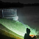 XPG+COB LED Running Clip Light Waterproof 5 Modes Sports Jogging Flashlight