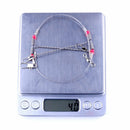 Steel String Leader Trace With Snap Safety Snaps Fishing Wire Line Rope Wire