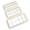 3Pcs Geometry Square Cookie Cutter Cake Mold Fondant Decorating Tool. W4W3
