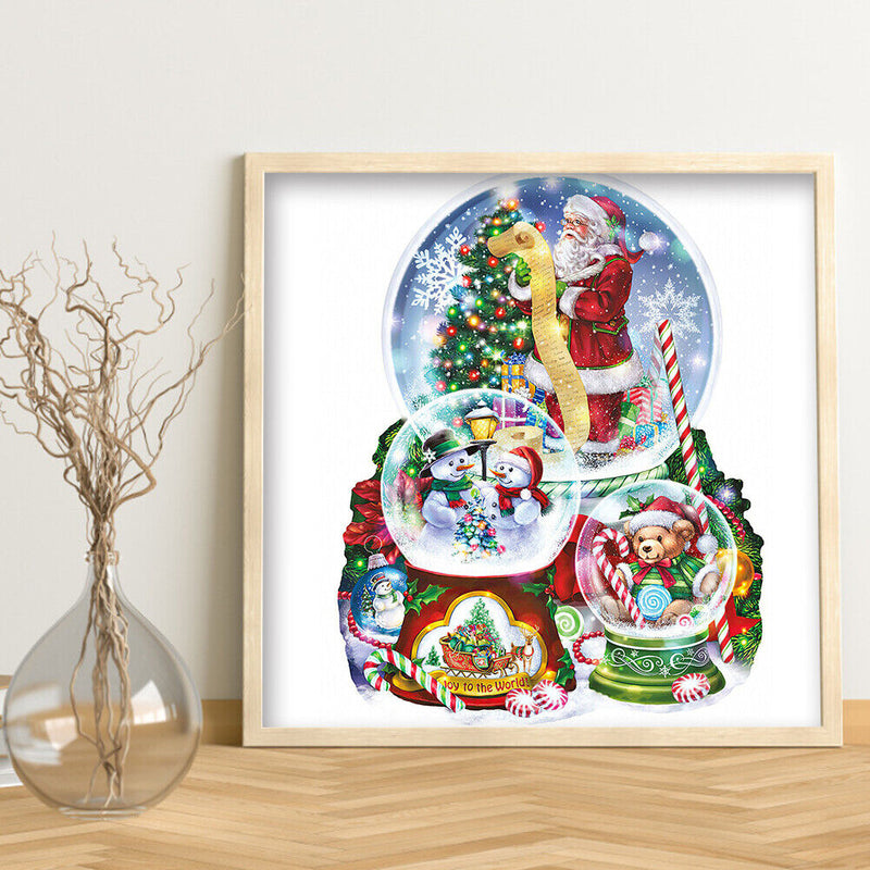 Diamond Painting DIY Christmas Crystal Ball Full Round Drill Rhinestone Kit