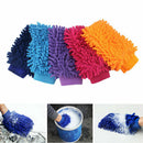 2 Pièces Qualité Microfibre Car Wash Lavage Nettoyage Mitt Gant Polissage Duster