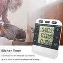 Square 3-way Kitchen Timer Countdown Cooking Alarm Temporizador Home Supply