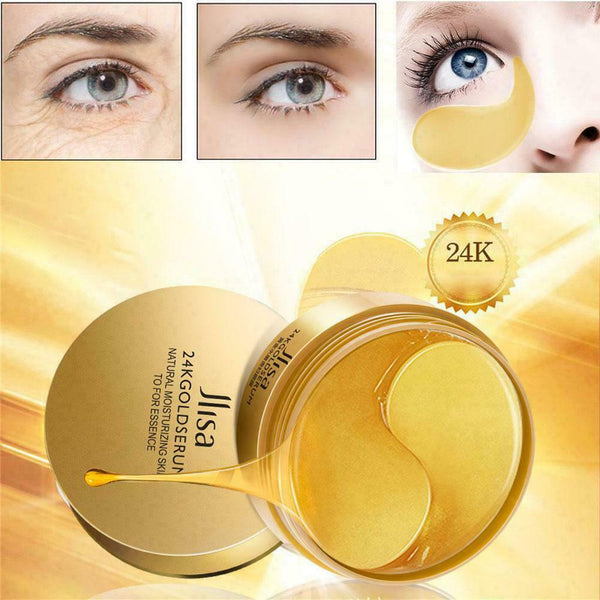 60xHyaluronic Acid Repair Eye Patches Remove Dark Circles Moisturizing Eye I8K4