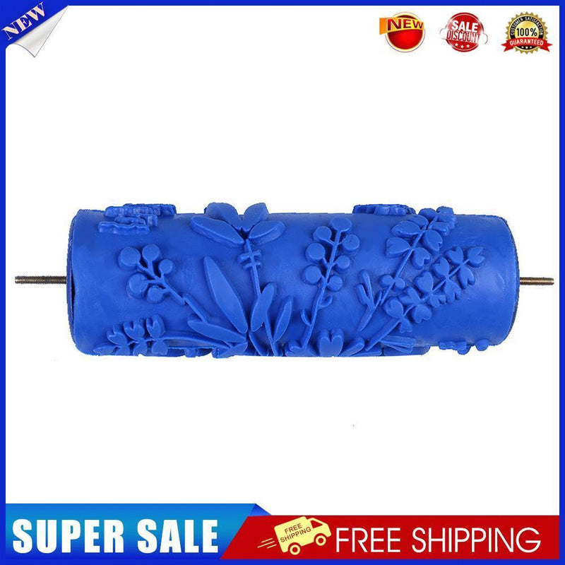 DIY Rubber Roller Embossed Paint Roller Wall Texture Stencil Brush (ZZ0078)