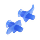Flower Shape Waterproof Soft Silicone Earplugs for Swimming Diving (Blue) Newly
