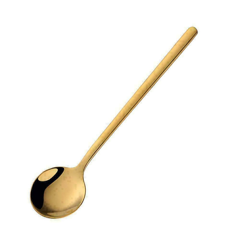 Round Shape Coffee Spoons Steel Mini Teaspoons Sugar U0T9 Y1Z4 R2A6 G2P1 Z2U8