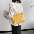 PU Leather Fashion Chain Handbags Large Capacity Women Top-handle Bags Totes