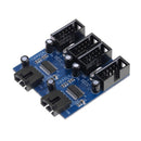 9 Pin USB Header Male 1 to 4 Female Extension Cable Card Desktop USB2.0 HUB